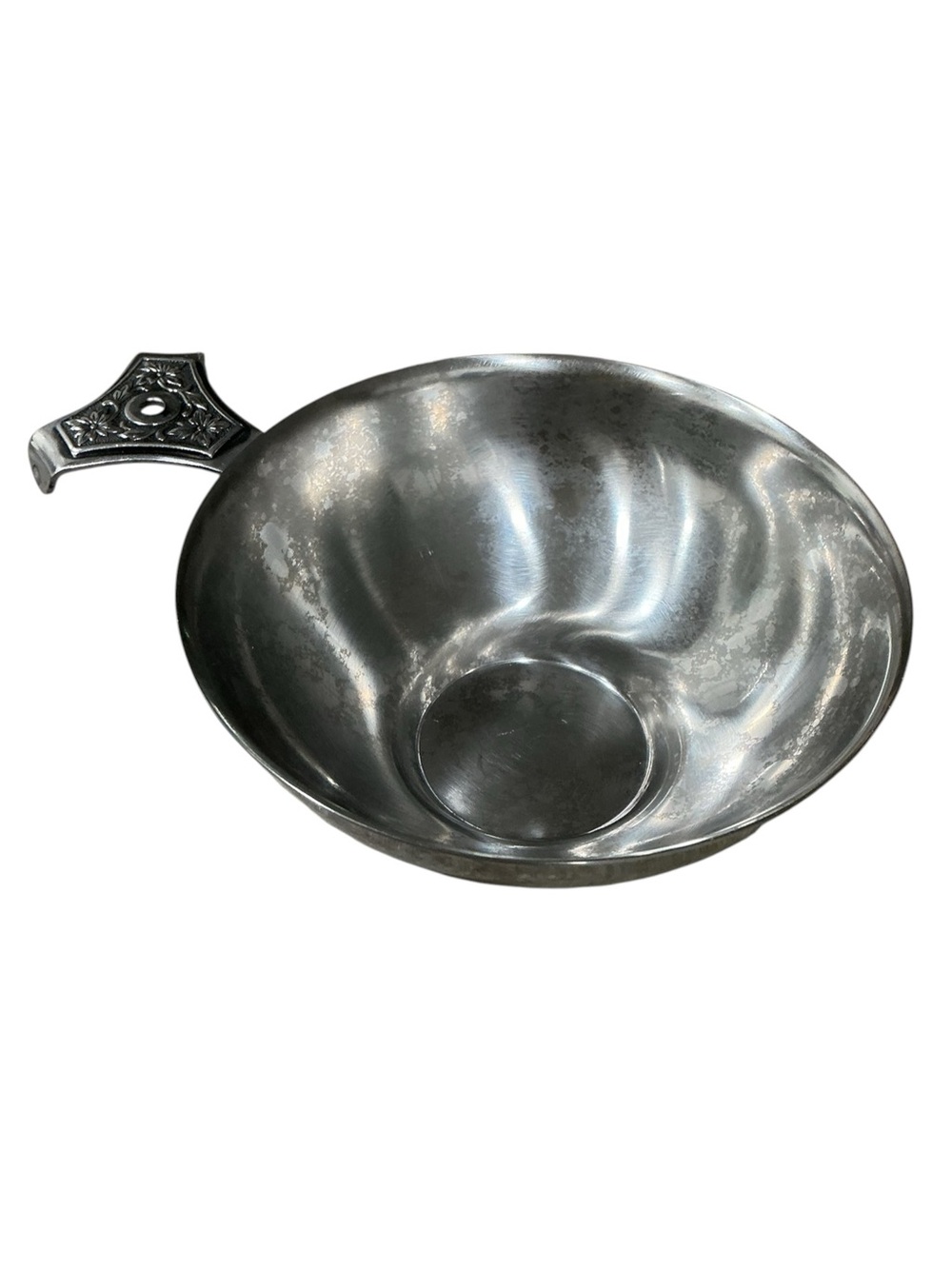 Vintage International Decorator 18-8 Stainless Steel Pewter Porringer Bowl